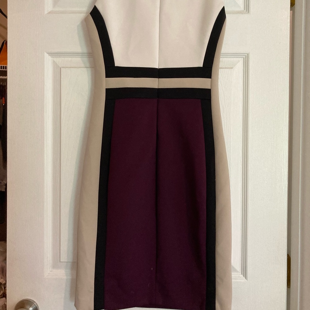 Color Block Calvin Klein Sheath Dress - Picture 2 of 2